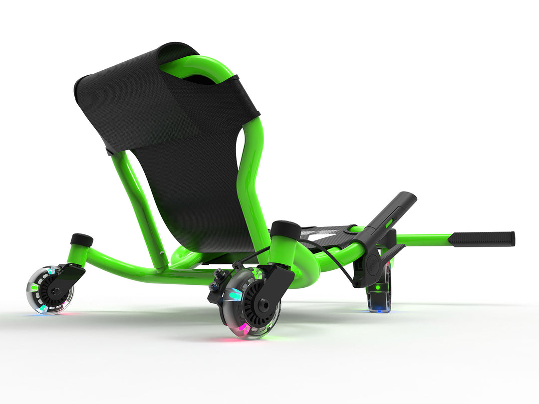 EzyRoller Spinner Lime Green with LED Wheels