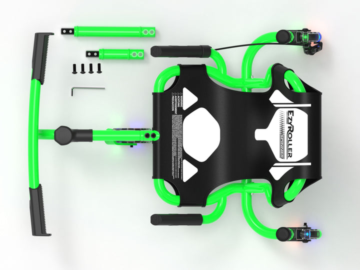 EzyRoller Spinner Lime Green with LED Wheels